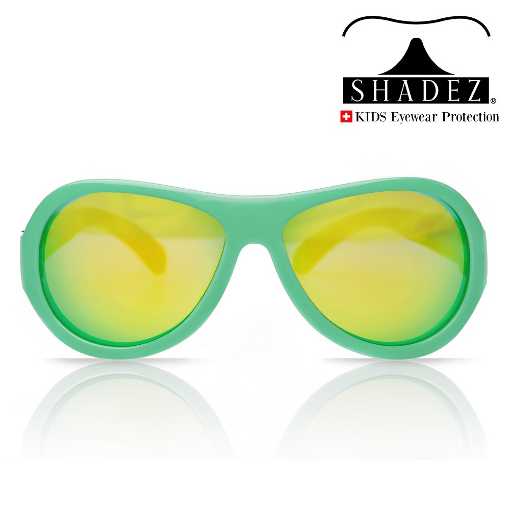 Aurinkolasit lapselle Shadez Junior Print Leaf Green