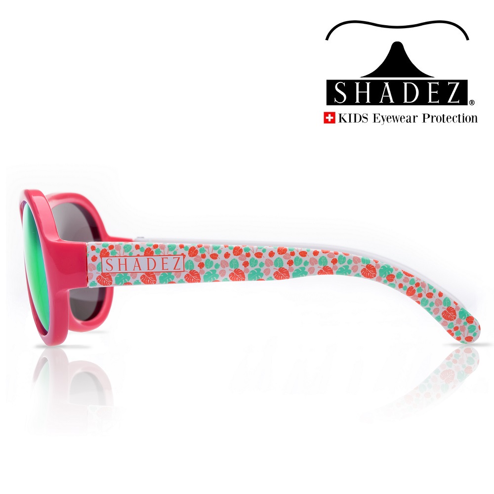 Aurinkolasit lapselle Shadez Junior Print Leaf Pink