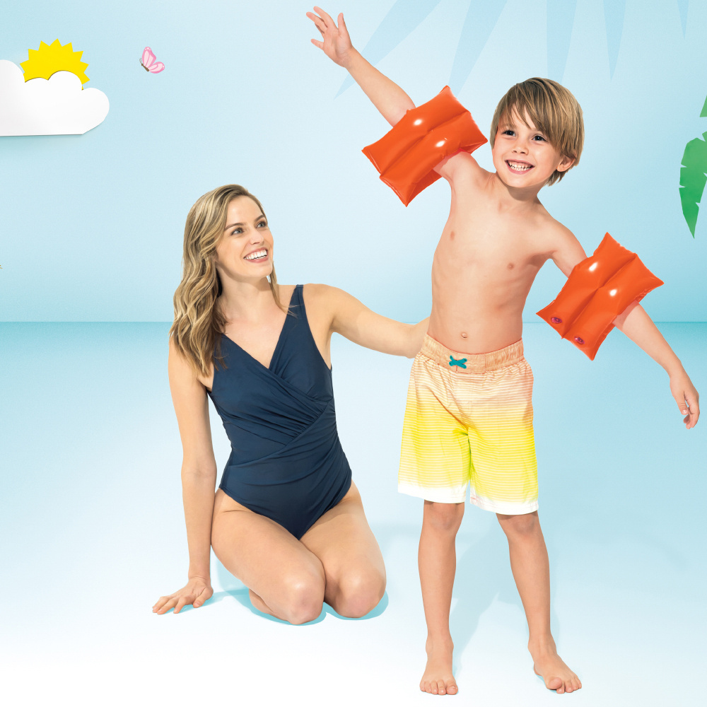 Lasten uimakellukkeet Intex Orange Large Lasten uimakellukkeet Intex Orange Large