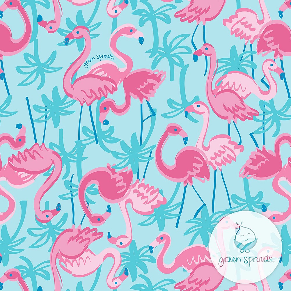 Lasten uimahousut ja uimavaippa Green Sprouts Eco Pull-up Flamingos