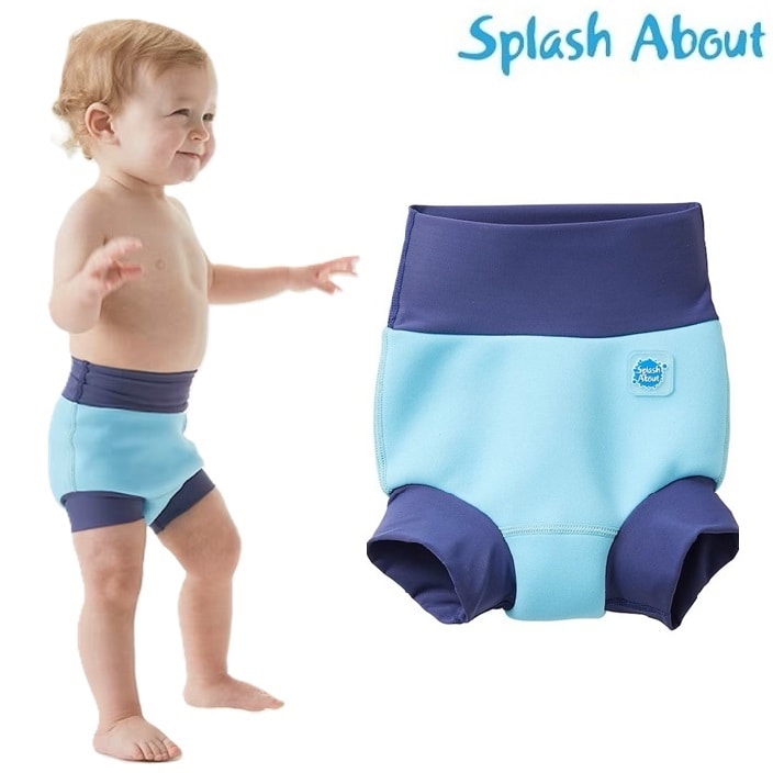 Uimavaippa - SplashAbout Happy Nappy Blue Cobolt