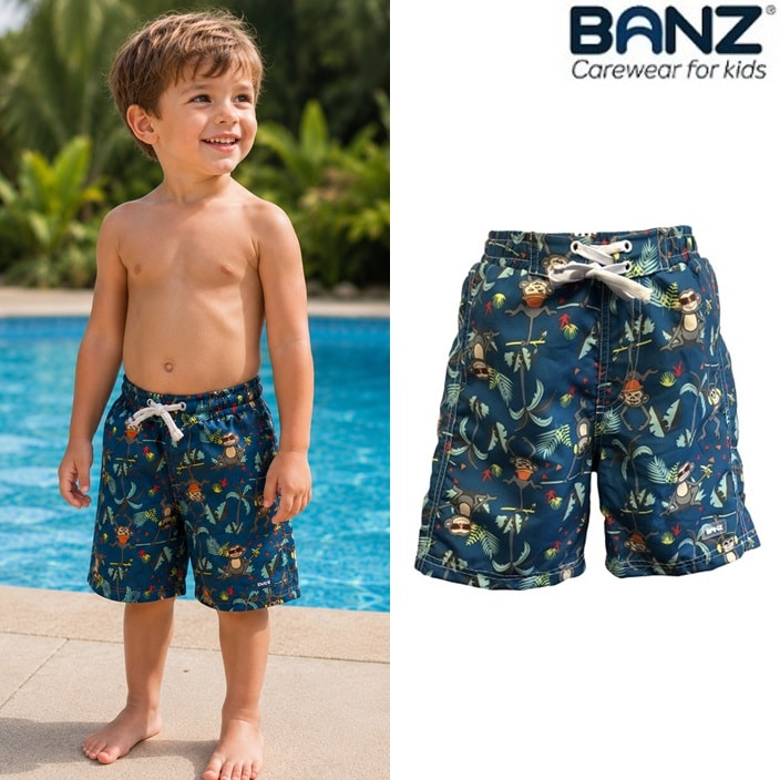 Lasten Uimashortsit - Banz Jungle Petrol
