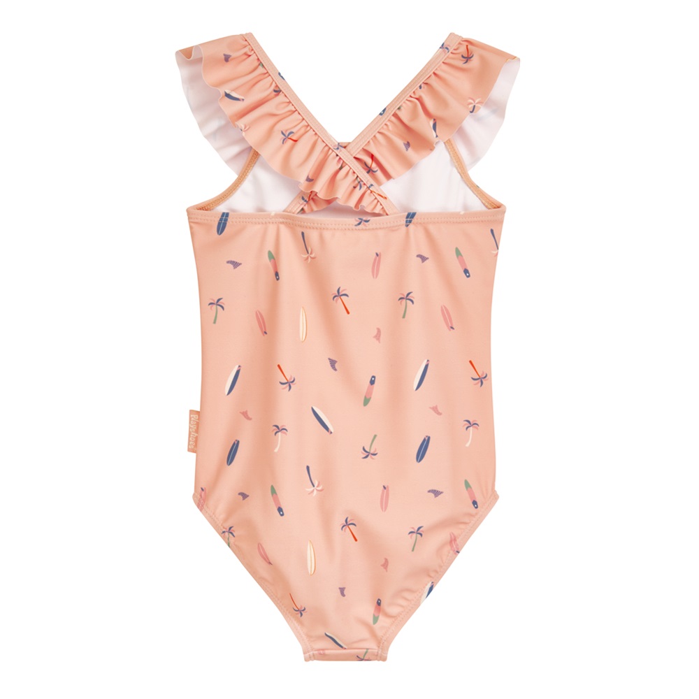 Tyttöjen uimapuku Playshoes Surfboard Pink