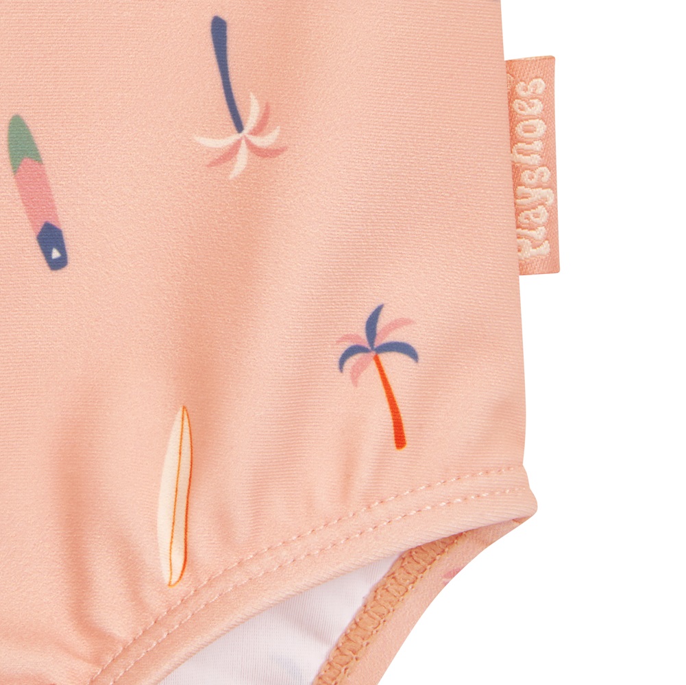 Tyttöjen uimapuku Playshoes Surfboard Pink