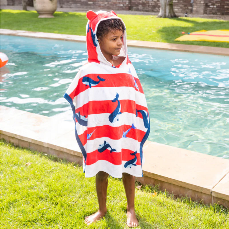 Lasten huppupyyhe Swim Essentials Whales