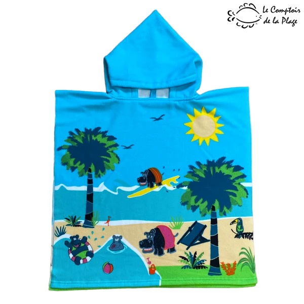 Lasten Huppupyyhe Poncho - Le Comptoir  Hippo