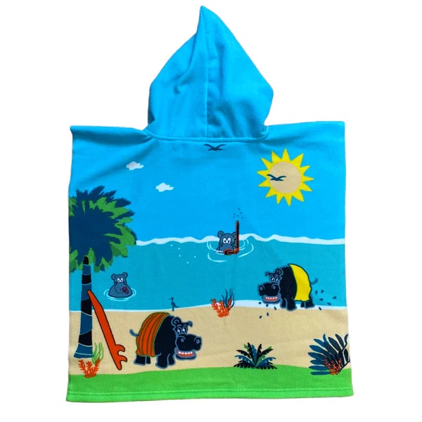 Lasten Huppupyyhe Poncho - Le Comptoir  Hippo