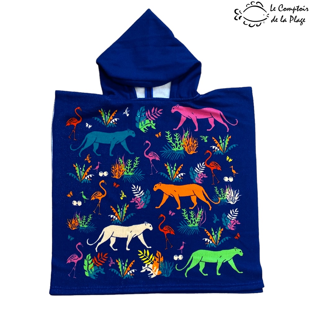 Lasten Huppupyyhe Poncho - Le Comptoir Jungle