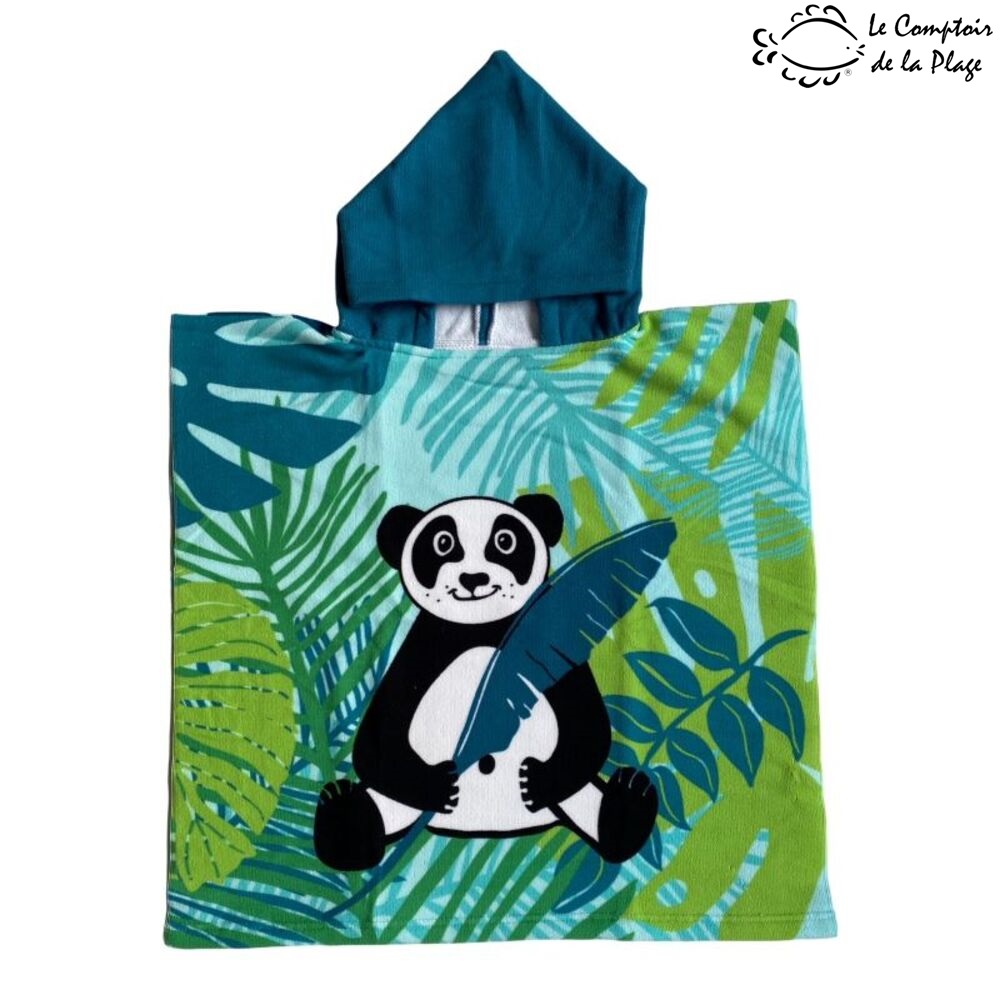 Lasten Huppupyyhe Poncho - Le Comptoir Panda