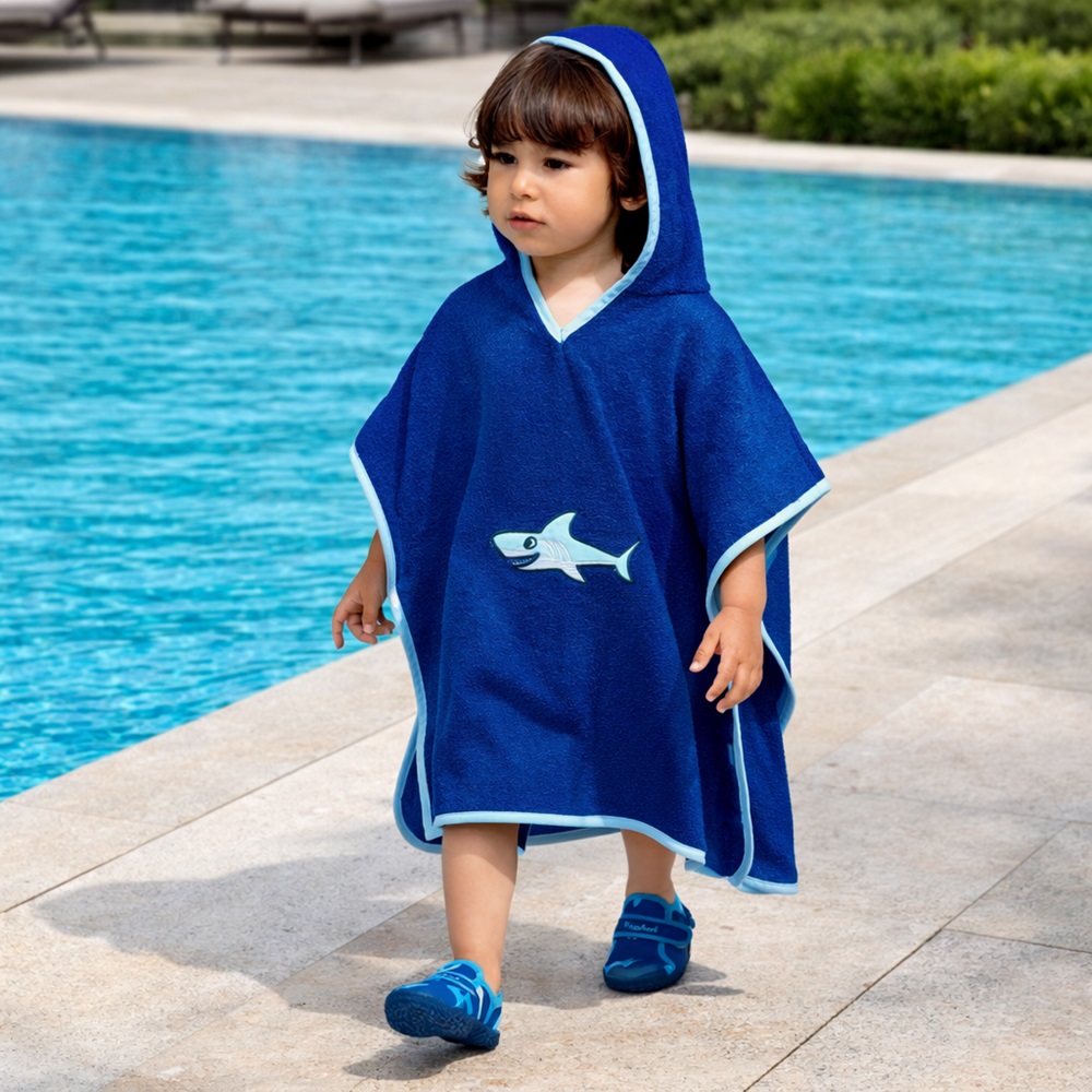 Lasten Huppupyyhe - Playshoes Shark