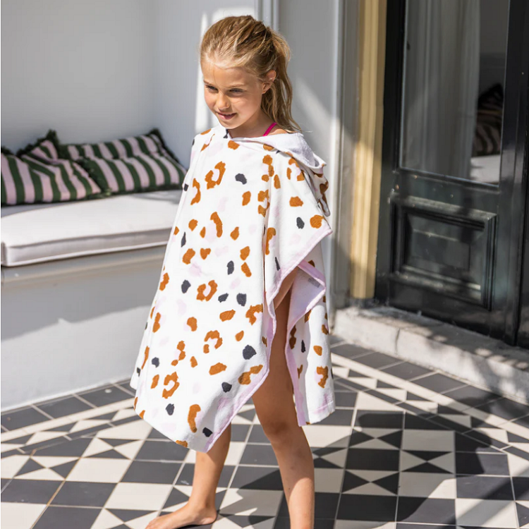 Lasten huppupyyhe Swim Essentials Khaki Leopard