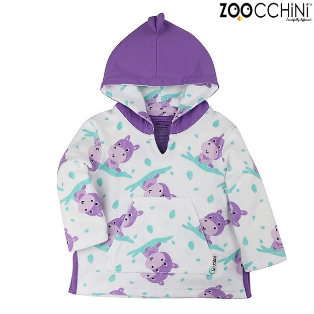 Kylpyponcho Zoocchini Hippo