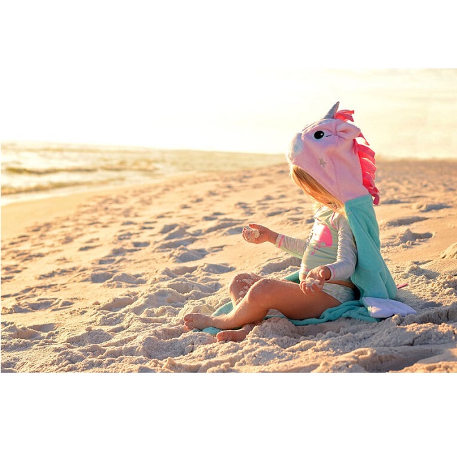 Lasten kylpytakki Zoocchini Unicorn