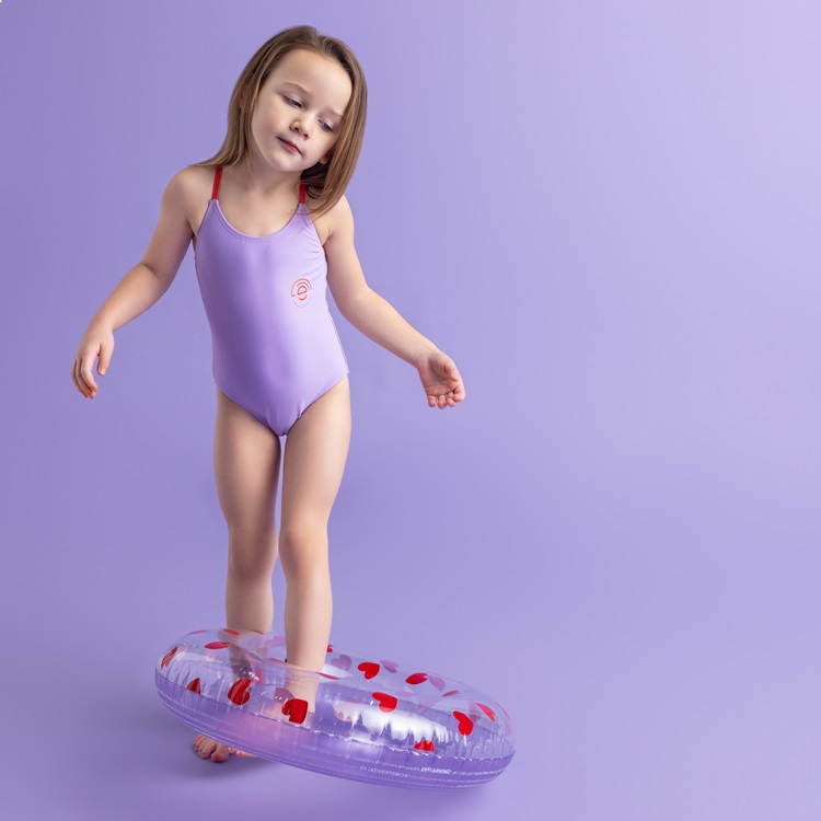 Uimarengas Swim Essentials Lilac Hearts