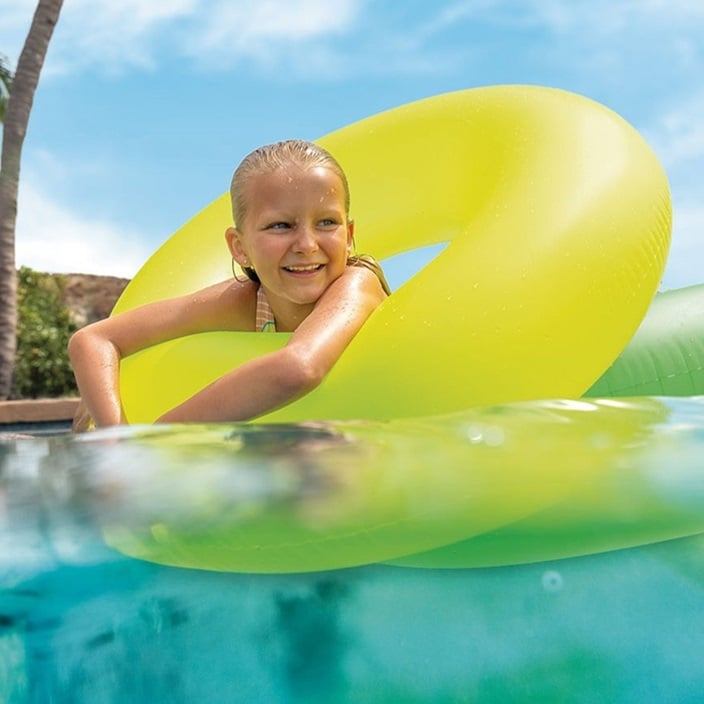 Uimarengas - Intex Neon Yellow XL