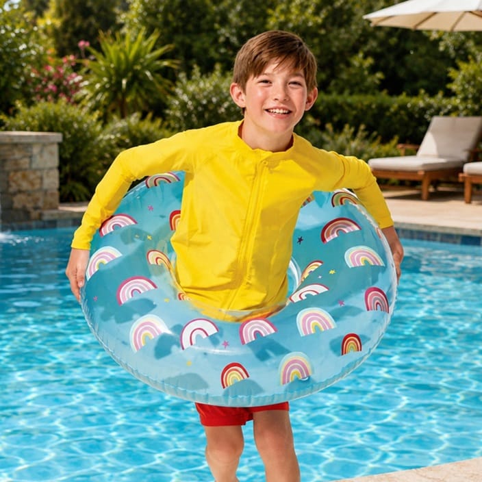 Lasten uimarengas XL Intex Whimsicals Rainbows