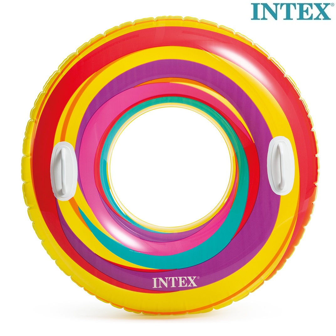 Uimarengas XXL Intex Swirly Whirly Yellow