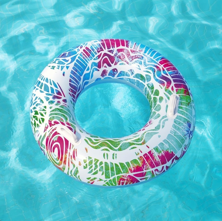 Uimarengas Bestway Summer Swirl XL Blue