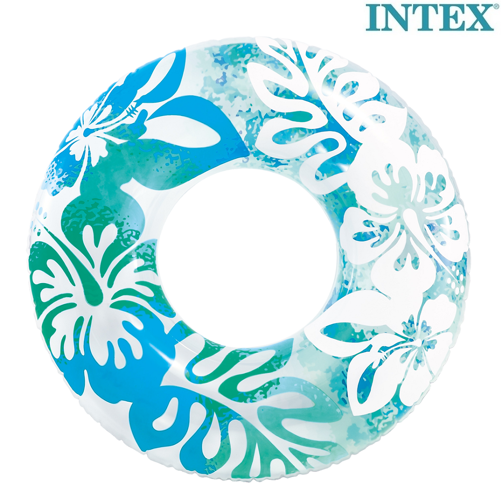 Uimarengas XL Intex Blue Flowers