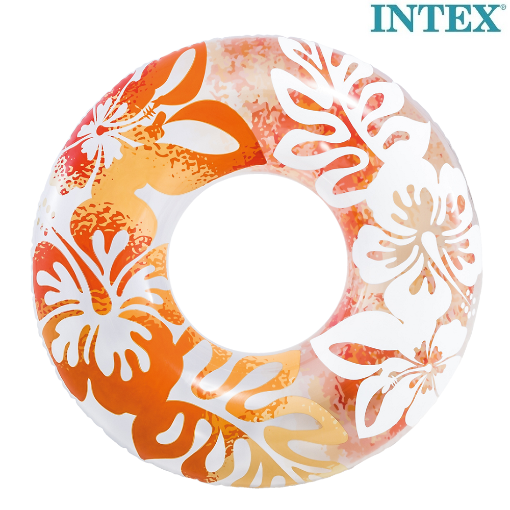 Uimarengas XL Intex Orange Flowers