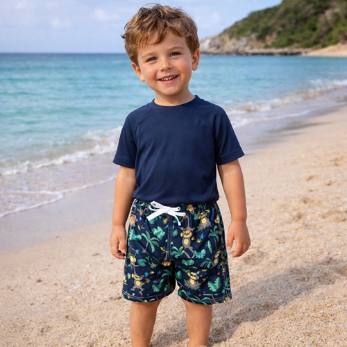 Lasten Uimashortsit - Banz Jungle Navy Lasten Uimashortsit - Banz Jungle Navy