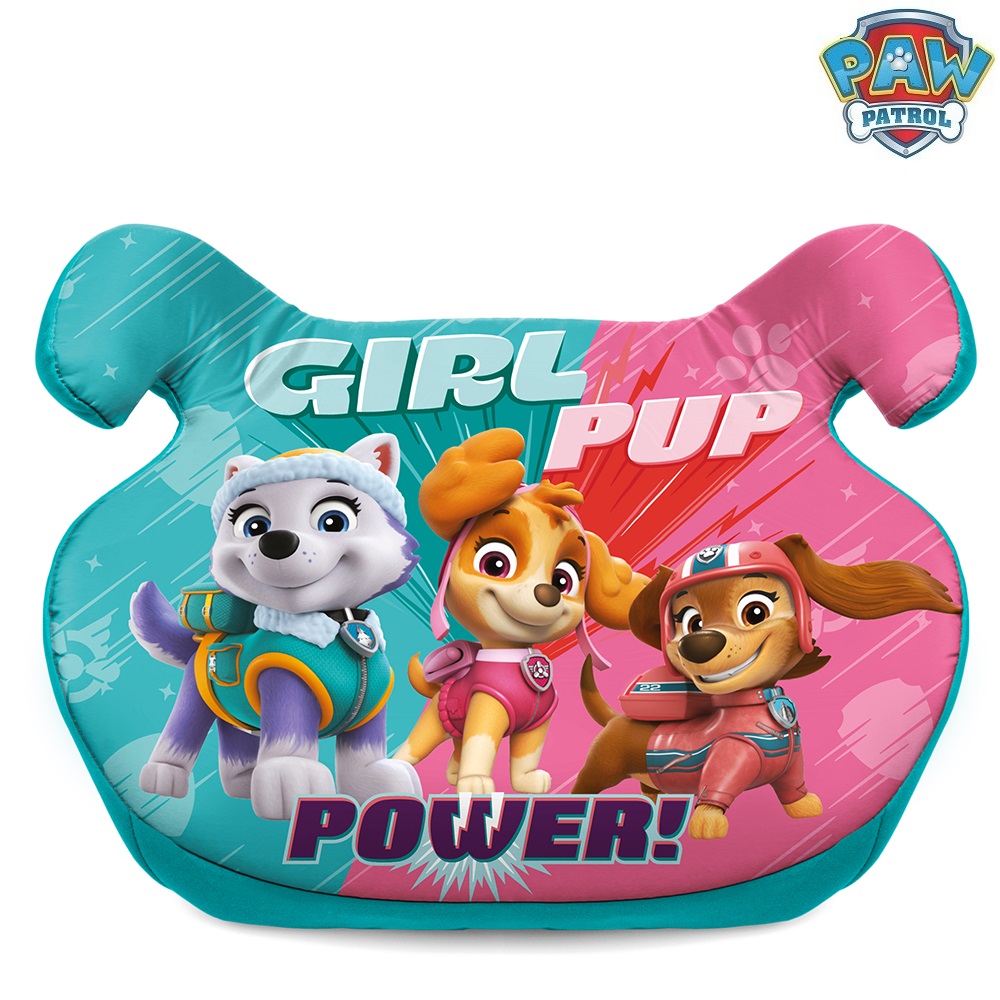 Lasten turvaistuin ja istionkoroke autoon Paw Patrol Girl Pup Power