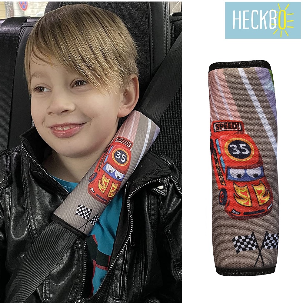 Lasten turvavyön pehmuste Heckbo Kids Racing Car