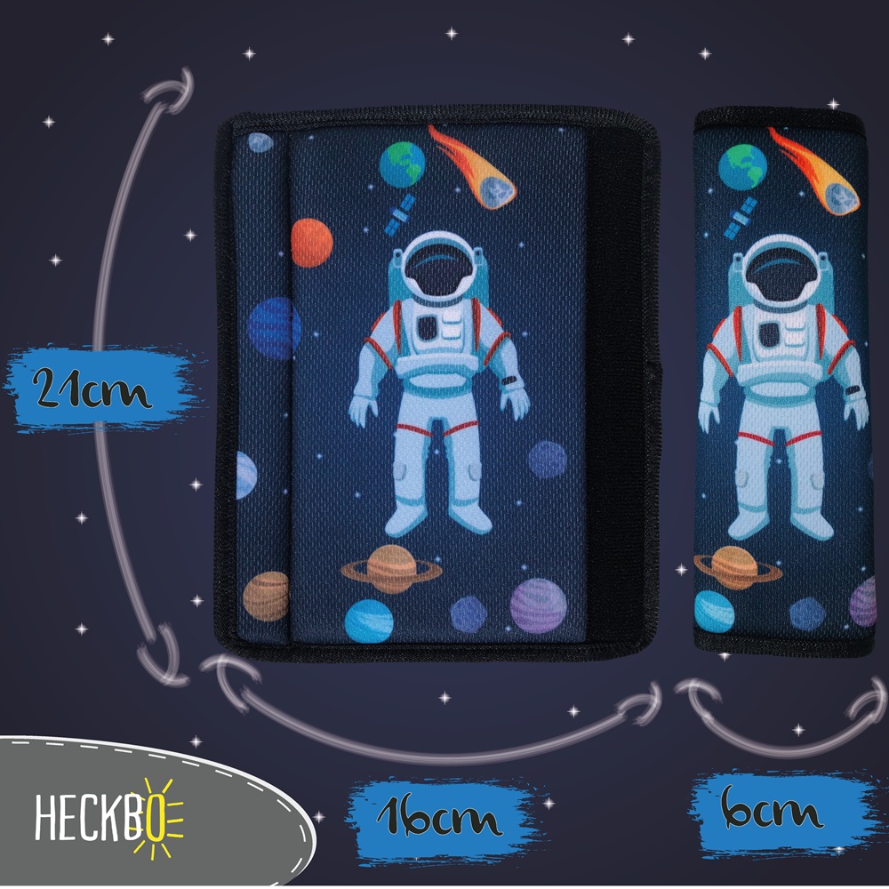 Lasten turvavyön pehmuste Heckbo Astronaut