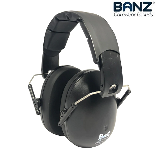 Lasten kuulonsuojaimet Banz Kidz Black Onyx