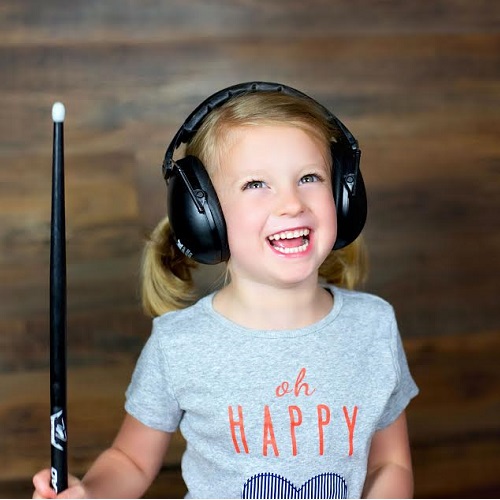 Lasten kuulonsuojaimet Banz Kidz Black Onyx