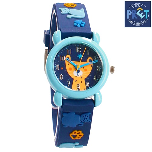 Lasten rannekello Pret Happy Times Blue Cat