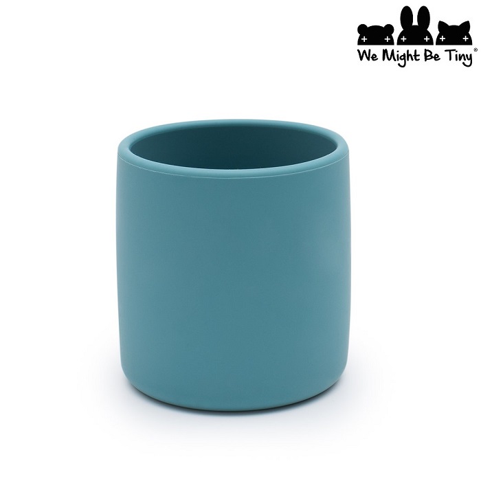 Silikonikuppi We Might Be Tiny Grip Cup Blue Dusk