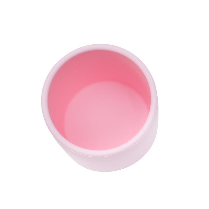 Silikonikuppi We Might Be Tiny Grip Cup Powder Pink