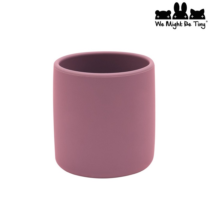 Silikonikuppi We Might Be Tiny Grip Cup Dusty Rose