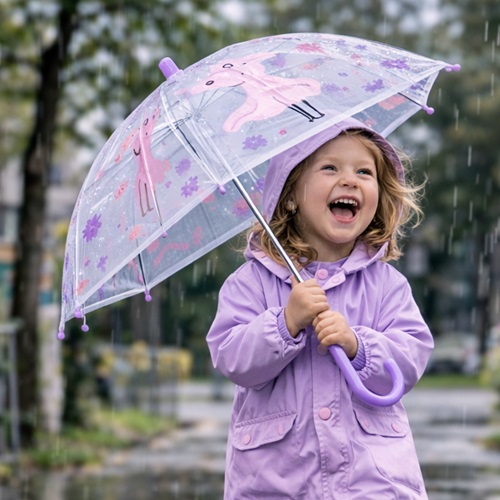 Lasten Sateenvarjo - Cat Rainy Days