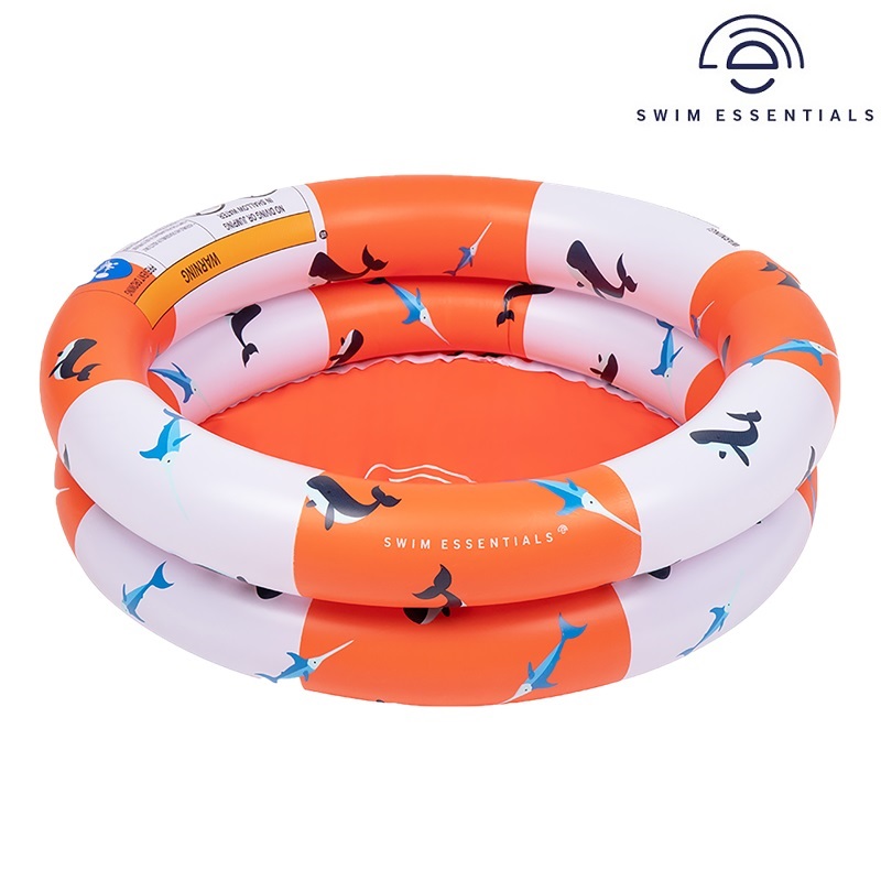 Swim Essentials Puhallettava Lastenallas - Red White Sharks