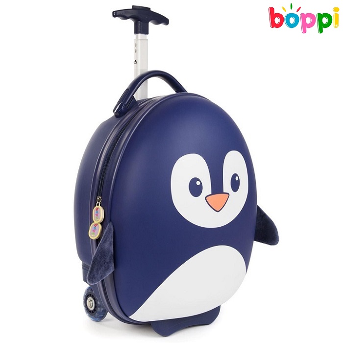 Lasten matkalaukku Boppi Tiny Trekker Blue Penguin