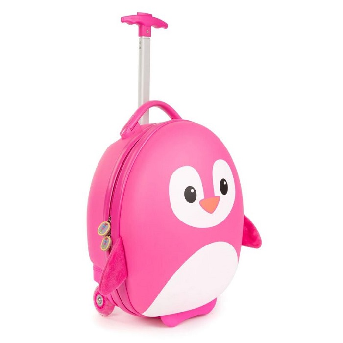 Lasten matkalaukku Boppi Tiny Trekker Pink Penguin
