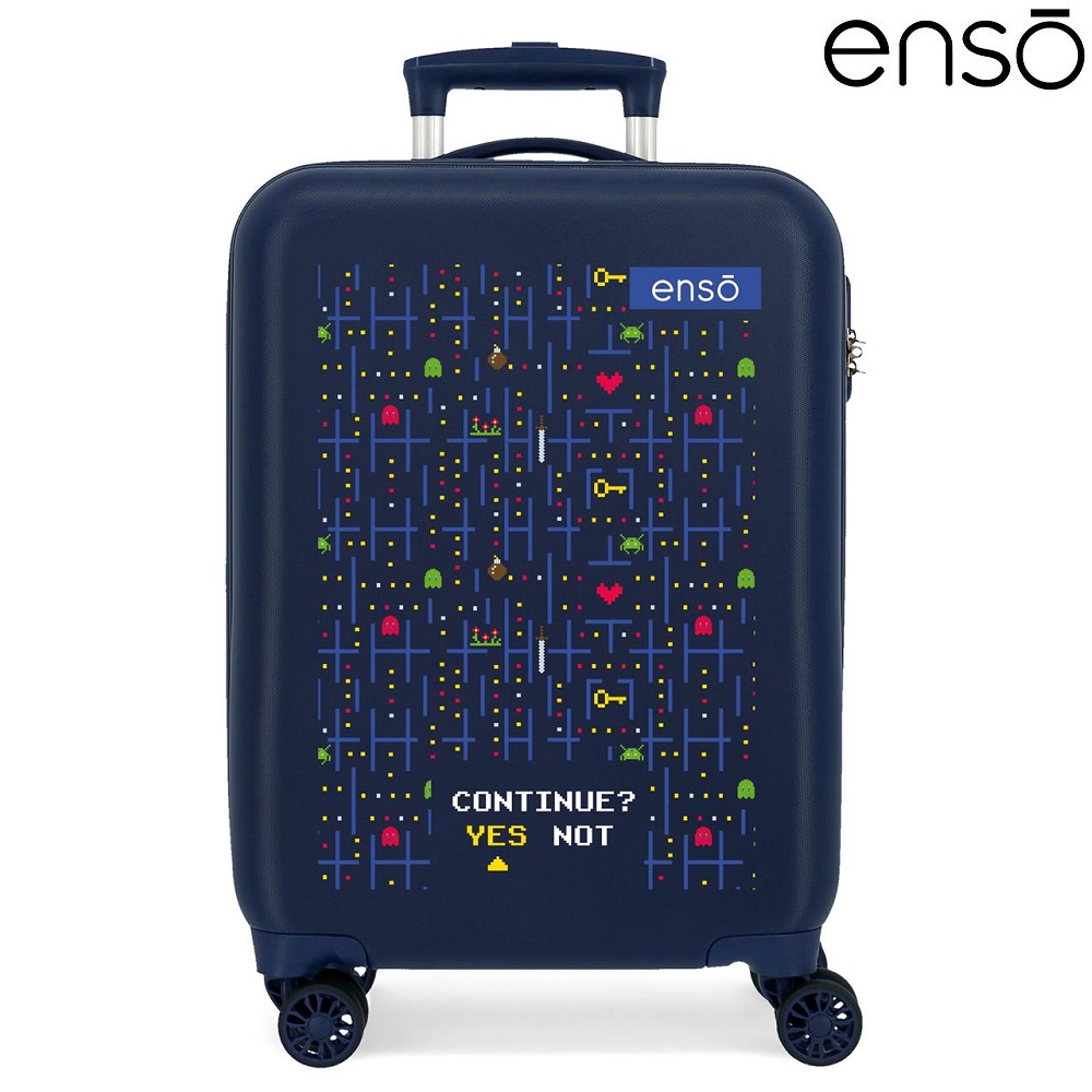 Lasten matkalaukku Enso Gamer Navy