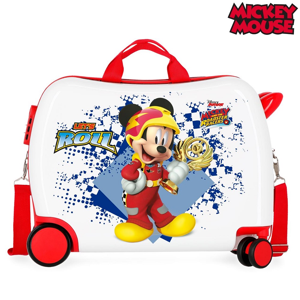 Lasten matkalaukku Mickey Mouse Let's Roll