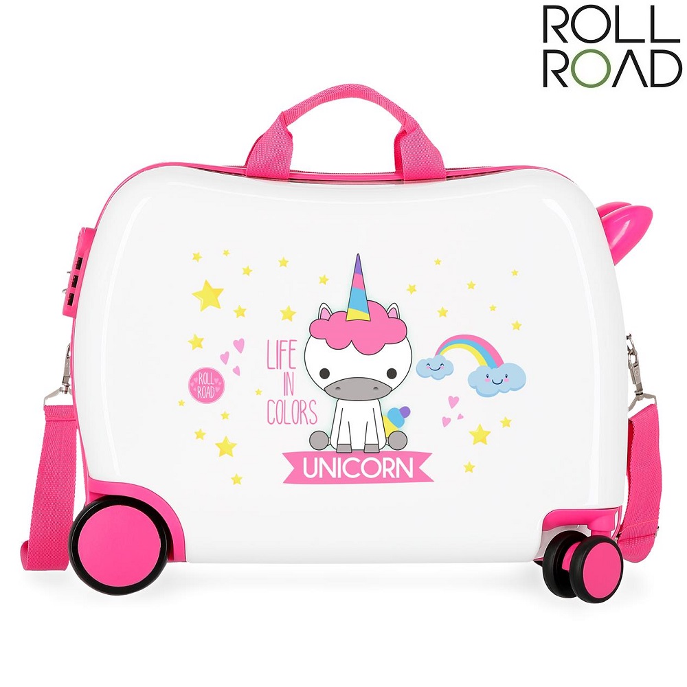 Lasten matkalaukku Roll Road Unicorn