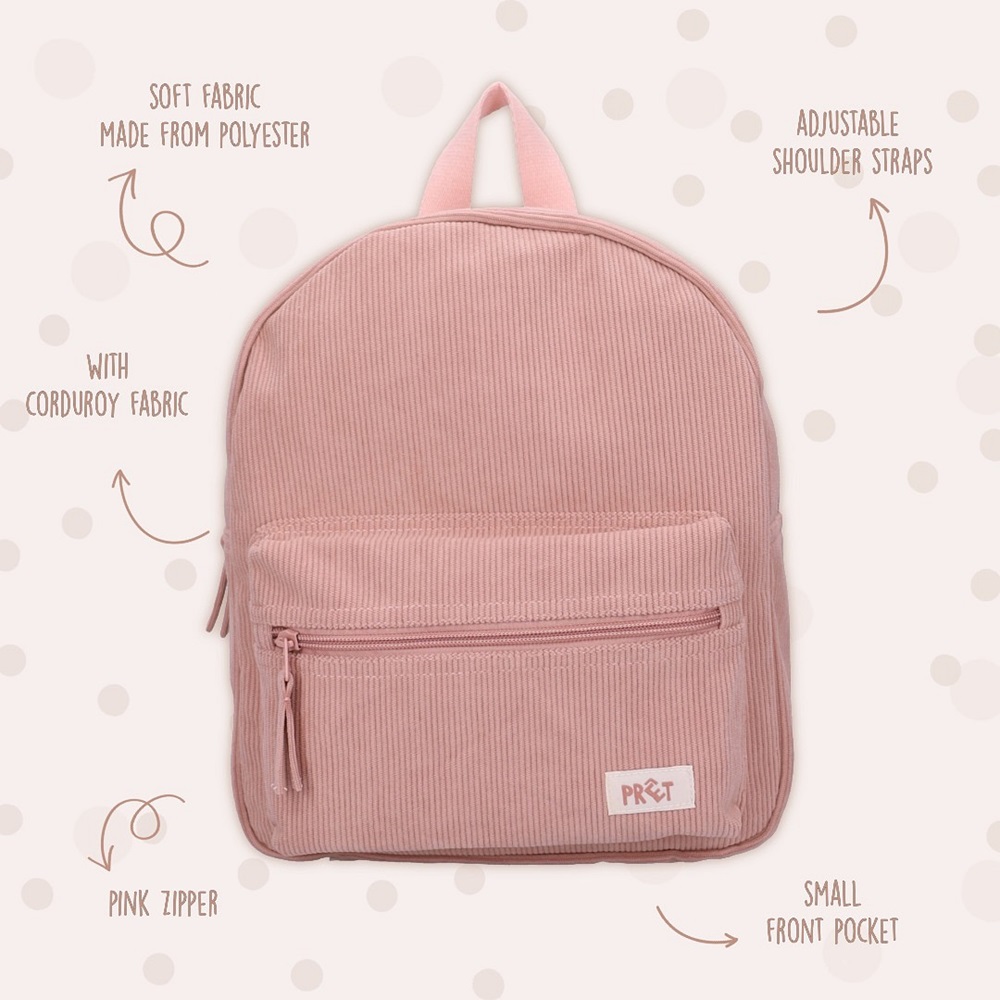 Lasten Reppu - Ridge and Row Pink