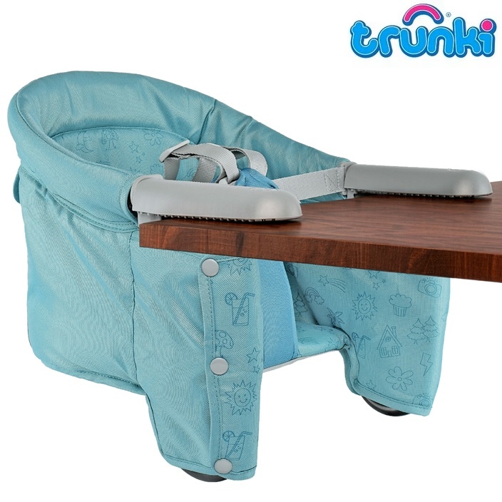 Matkasyöttötuoli - Trunki Clamp & Dine Blue
