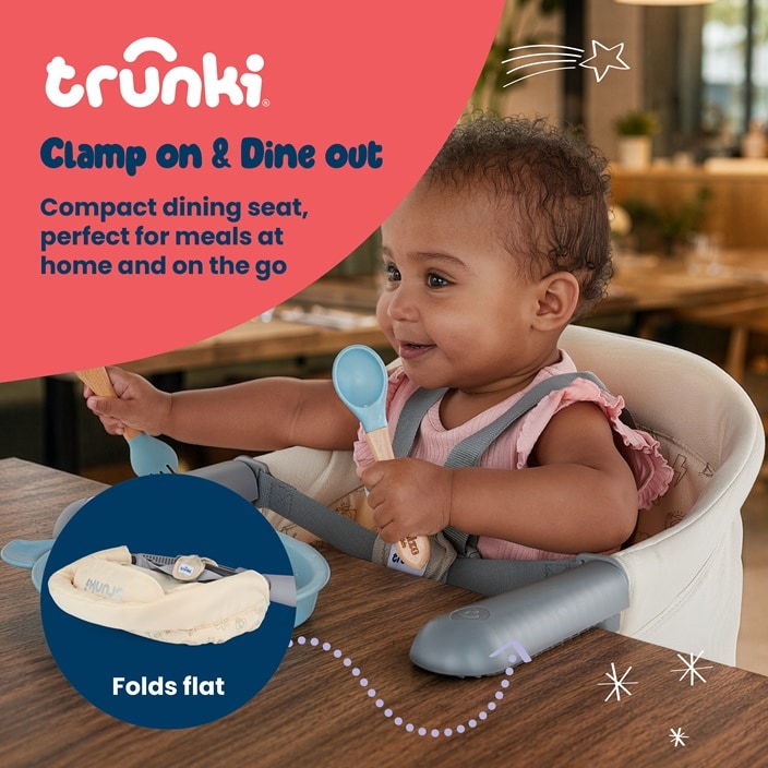 Matkasyöttötuoli Trunki Clamp & Dine Light