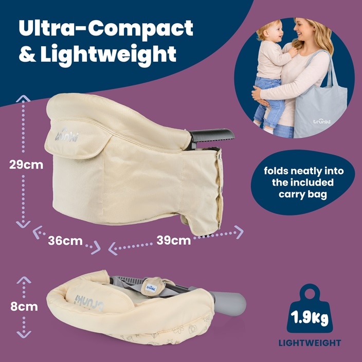 Matkasyöttötuoli Trunki Clamp & Dine Light