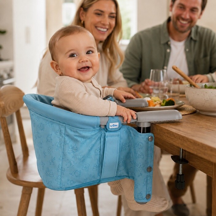 Matkasyöttötuoli Trunki Clamp Seat Blue