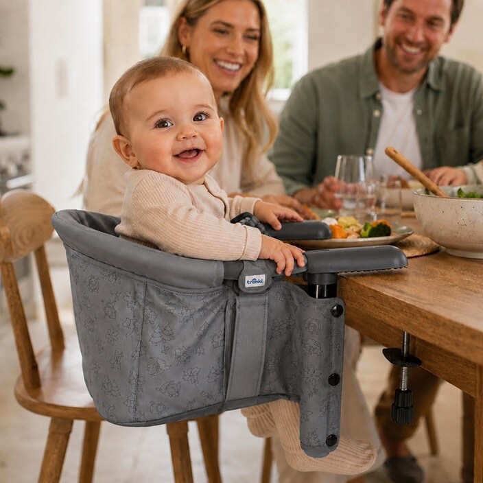 Matkasyöttötuoli Trunki Clamp Seat Grey