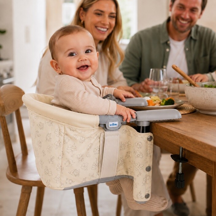 Matkasyöttötuoli Trunki Clamp Seat Sand