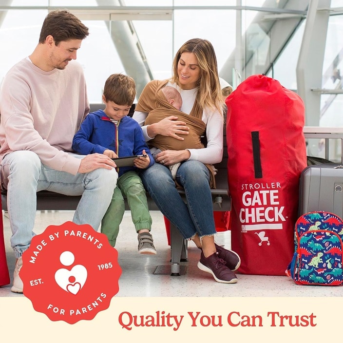 Kuljetualaukku sateenvarjo-rattaille JL Childress Gate Check Stroller