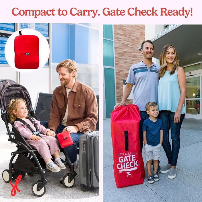Kuljetualaukku sateenvarjo-rattaille JL Childress Gate Check Stroller